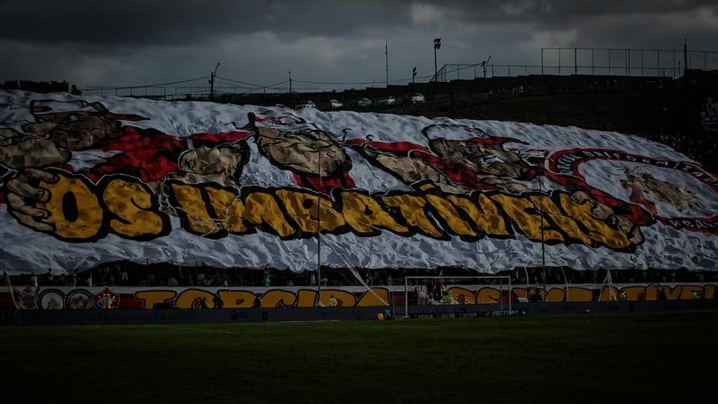 Torcida do Vitória faz a festa antes da partida contra o Mirassol (Foto: Victor Ferreira / EC Vitória)
