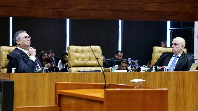 Flávio Dino critica quantidade de pedidos de impeachment, pontuando que Moraes é "campeão" na lista de processos. (Foto: Antonio Augusto/STF)