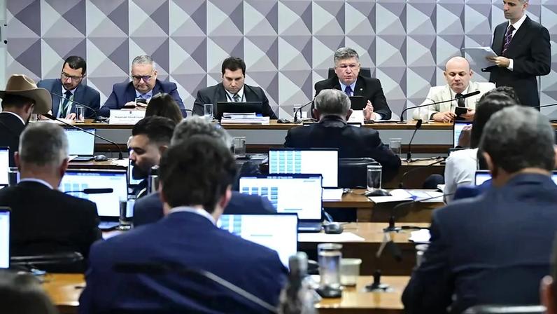 Comissão Parlamentar Mista de Inquérito do INSS (Foto: Geraldo Magela/Agência Senado)