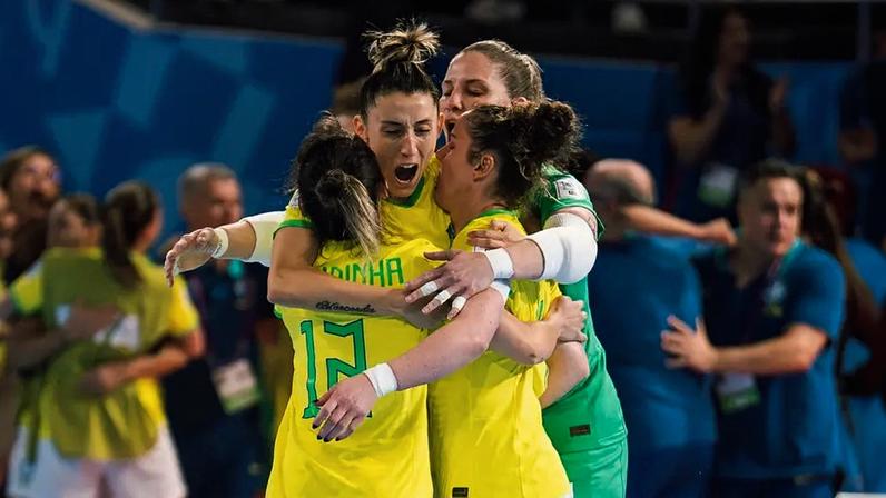 Brasil está na final da Copa do Mundo Feminina de Futsal (Foto: Fabio Souza/CBF)