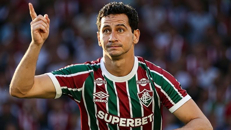 Ganso comemora gol marcado pelo Fluminense (Foto: Lucas Merçon/ Fluminense FC)