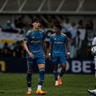 Rayan Lelis, promessa do Cruzeiro, faz estreia contra o Santos