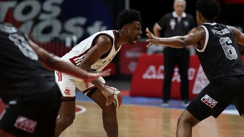 Flamengo derrota Botafogo no NBB (Foto: Mariana Sá / CRF)