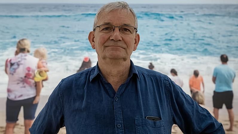 Martin Parr at the opening of his exhibition Only Human at the National Portrait Gallery in 2019.