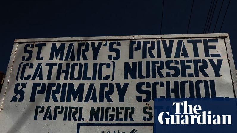 St. Mary’s private Catholic school in Niger state, Nigeria. The 100 released children are due to be handed back on Monday.