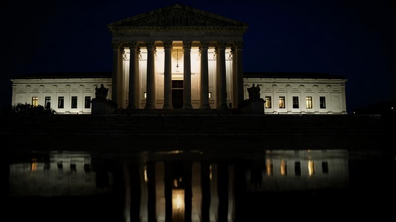 ‘The supreme court is at the brink of illegitimacy. Far from pulling it back from the edge, our goal has to be to push it off’ Photograph: Stefani Reynolds/AFP via Getty Images
