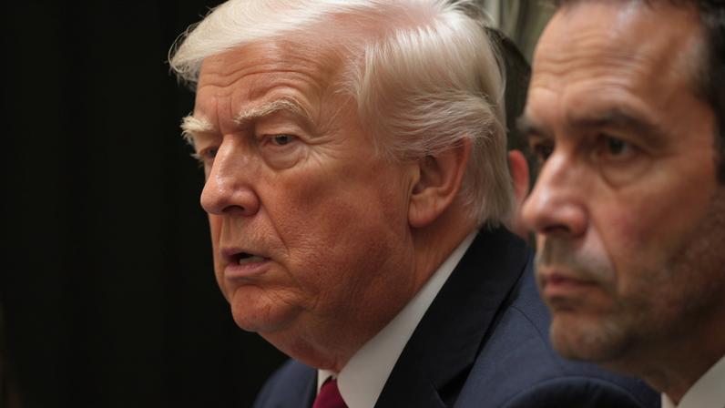 Susie Wiles with Donald Trump in the Cabinet Room of the White House, in Washington DC on 17 October.