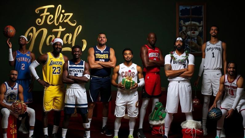 A rodada de Natal da NBA é um dos dias mais importantes e assistidos da temporada regular (Foto: Reprodução / NBA Brasil)