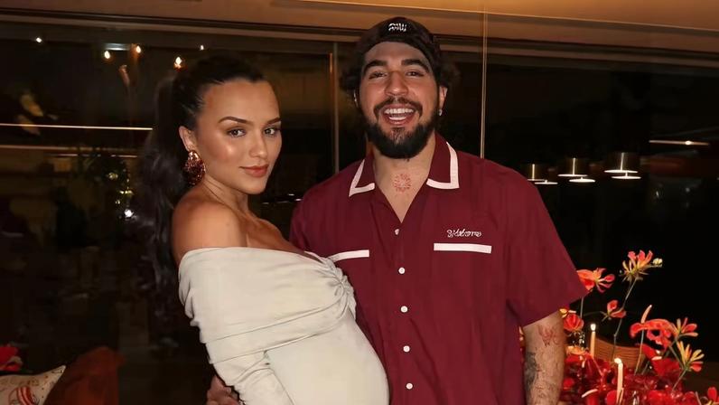 Rafa Kalimann celebra Natal em família com Nattan — Foto: Reprodução/ Instagram