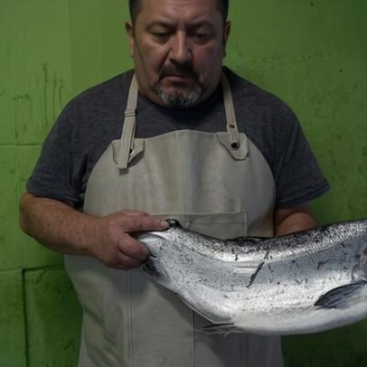 Consumidores de salmão chileno enfrentam alegação de sangue humano