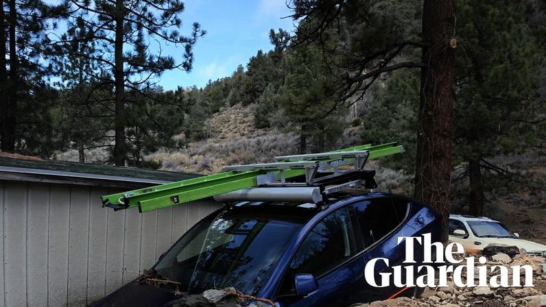 Califórnia enfrenta risco de inundações e avalanches durante tempestades fortes