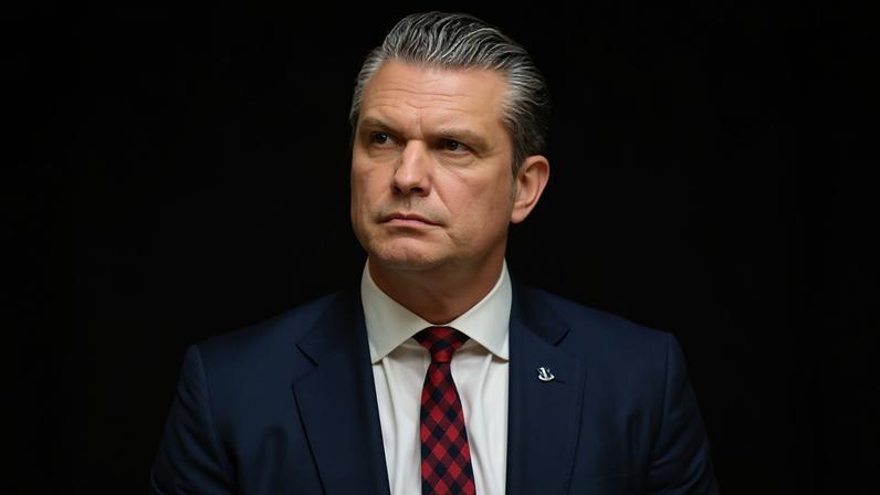 The defense secretary, Pete Hegseth, listens as Donald Trump speaks during a cabinet meeting on Tuesday. Photograph: Andrew Caballero-Reynolds/AFP/Getty Images