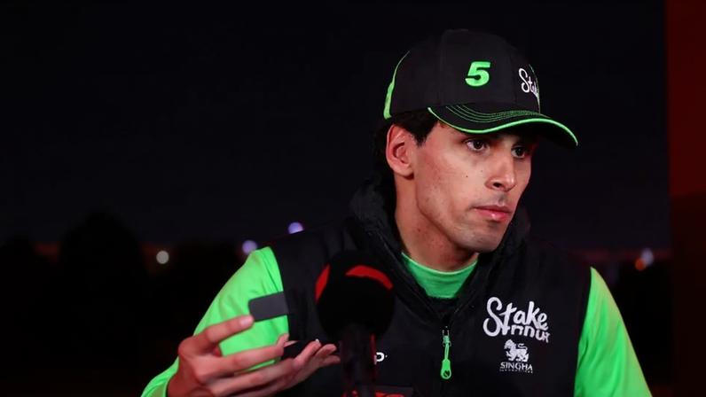 Gabriel Bortoleto no GP de Las Vegas de F1 (Foto: Peter Fox/Getty Images/AFP)