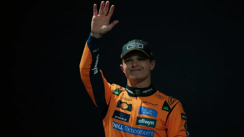 Lando Norris conquista a pole position no GP de Las Vegas de F1 (Foto: Frederic J. Brown / AFP)