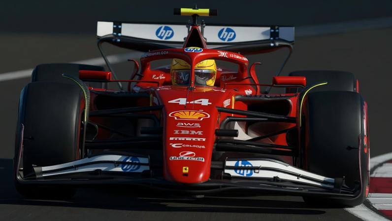 Lewis hamilton no GP do Catar de F1 (Foto: Karim Jaafar / AFP)
