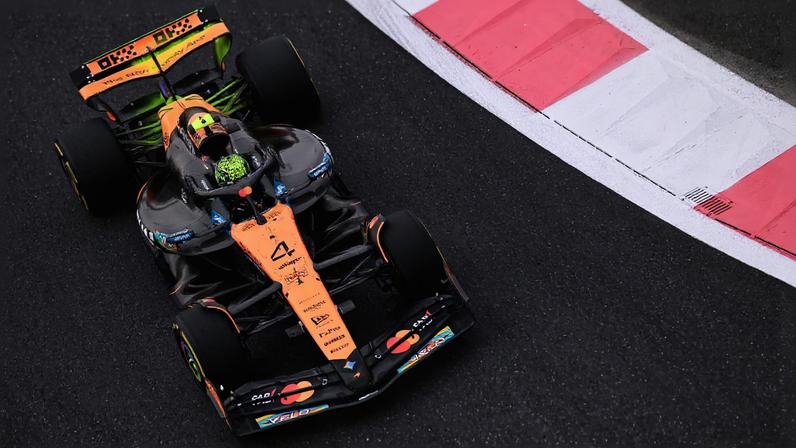 Lando Norris no GP de Abu Dhabi (Foto: Giuseppe CACACE / AFP)