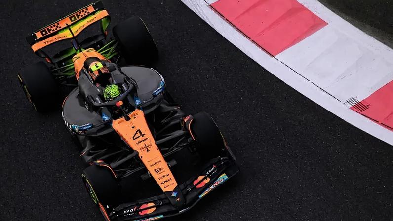 Lando Norris no GP de Abu Dhabi (Foto: Giuseppe CACACE / AFP)