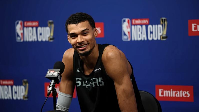 Wembanyama corre contra o tempo para retornar à semifinal da NBA Cup