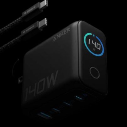 Anker oferece carregador USB-C 140W quase de graça em promoção de fim de ano