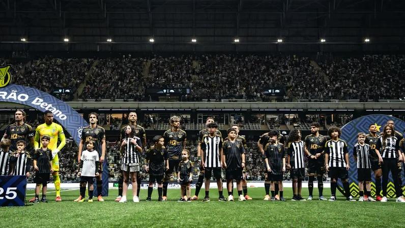 Atlético em partida na Arena MRV (Foto: Pedro Souza / Atlético)