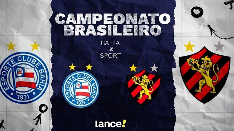 Bahia e Sport se enfrentam nesta quarta (Foto: arte / Lance!)