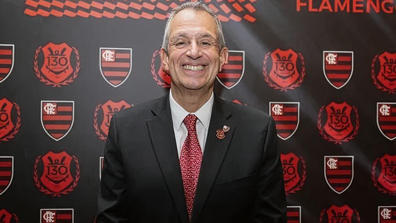 Luiz Eduardo Baptista, o Bap, presidente do Flamengo