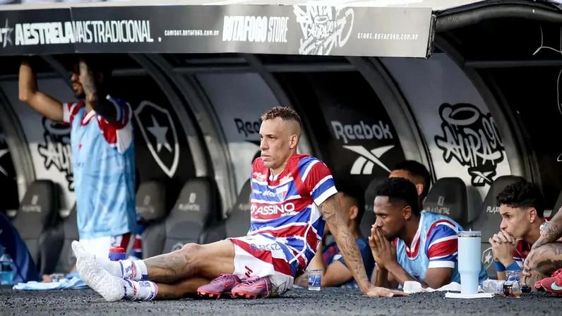 O Fortaleza foi rebaixado após a derrota para o Botafogo (Foto: Thiego Mattos/Pera Photo Press/Gazeta Press)