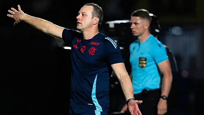 Bruno Pivette durante duelo entre Flamengo e Mirassol (Foto: Caique Coufal / Flamengo)