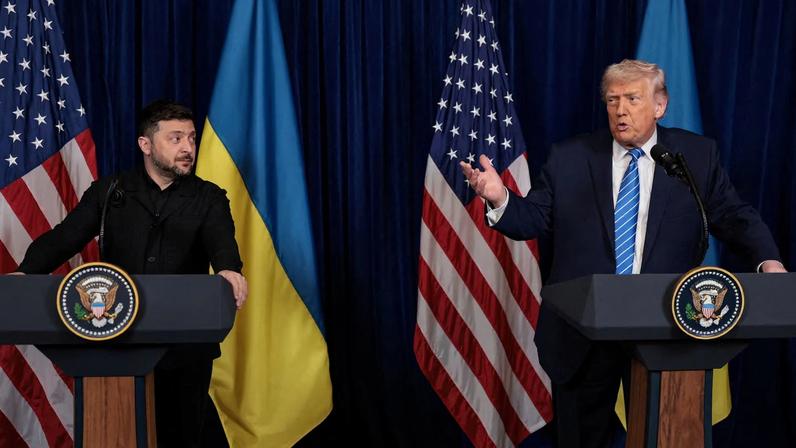 Zelenskiy discute presença de tropas dos EUA na Ucrânia com Trump