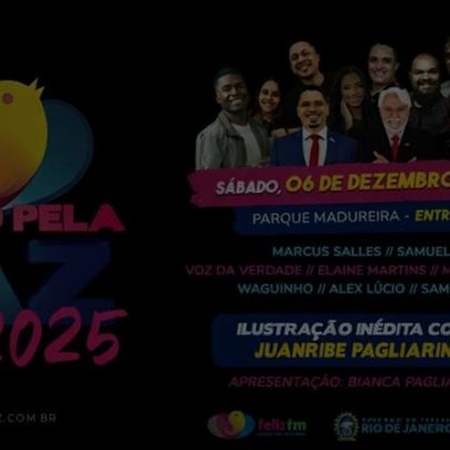 Canto Pela Paz Rio 2025 reúne artistas em ato pela paz