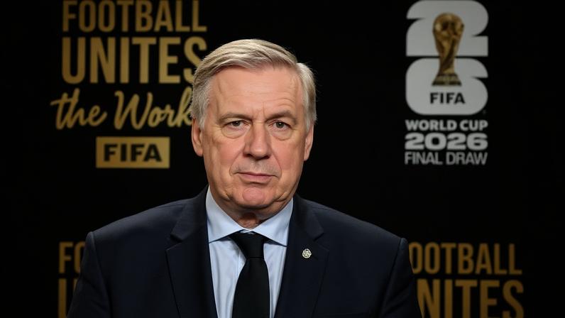 O técnico da Seleção Brasileira, Carlo Ancelotti. Foto: Roberto Schmidt/AFP