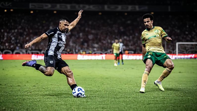 Partida entre Ceará e Palmeiras, pela Copa do Brasil de 2025 (Foto: Felipe Santos/Ceará SC)