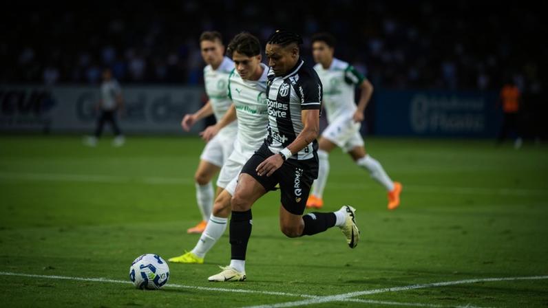 Partida entre Ceará e Palmeiras, pelo Brasileirão (Foto: Felipe Santos/Ceará SC)
