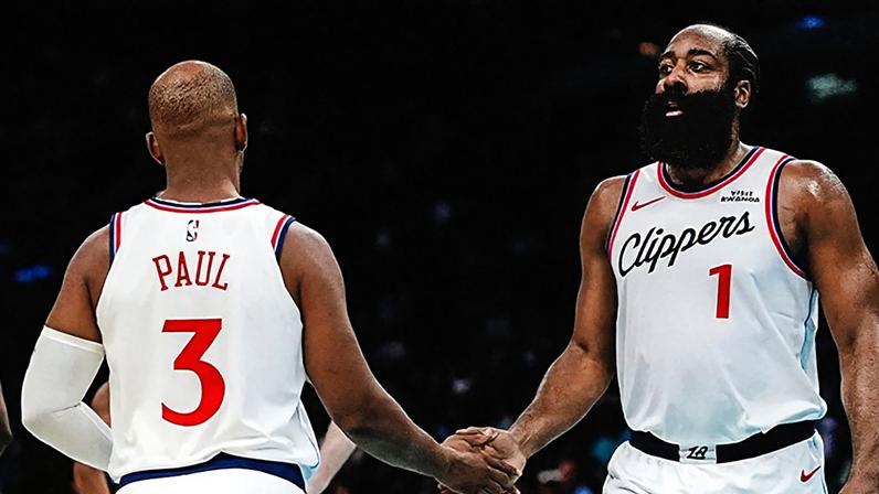 Harden não queria Chris Paul no Clippers, diz reportagem