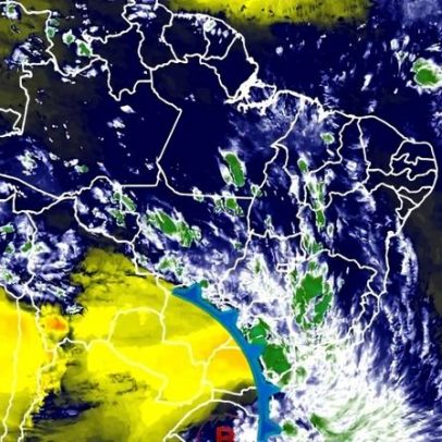 Queda acentuada da pressão no Sul aumenta risco de temporais e ventos fortes