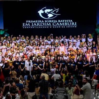 Cantata com mais de 130 crianças batistas celebra Natal em Vitória