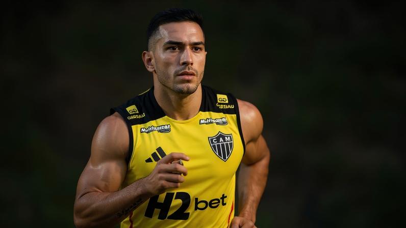 Cuello retorna de lesão em tempo recorde e impressiona no Atlético-MG