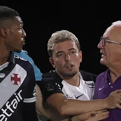 Dublador revela discussão entre Dorival e Rayan em Vasco x Corinthians