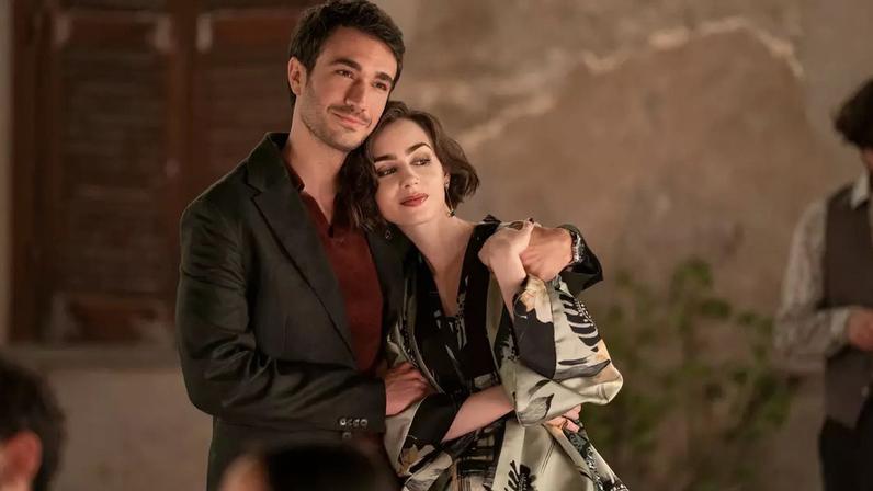 Emily e Marcello na 5ª temporada de Emily em Paris
