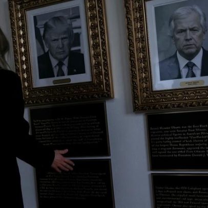 Trump instala placas na Casa Branca com ofensas a Biden e Obama