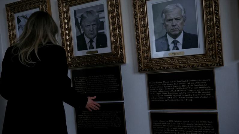 Trump instala placas na Casa Branca com ofensas a Biden e Obama