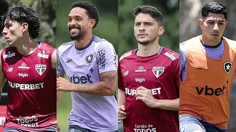 Botafogo e São Paulo podem realizar trocas