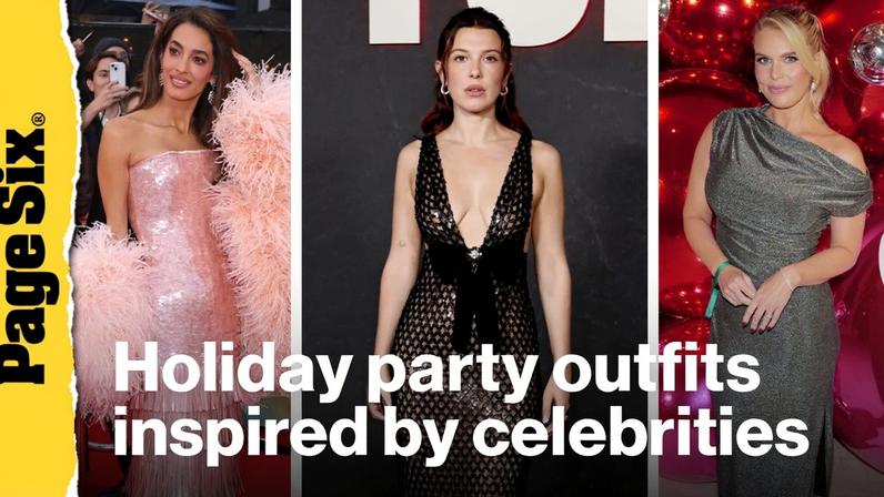 Holiday party season is here — let these celebrities inspire your outfits