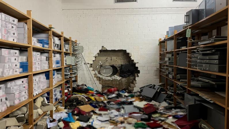 Ladrões perfuram cofre de banco alemão e fogem com milhões