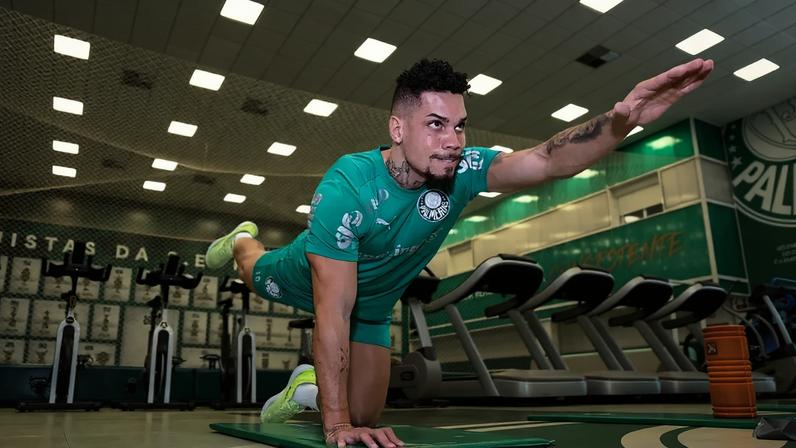 Paulinho, atacante do Palmeiras (Foto: Fabio Menotti/Palmeiras/by Canon)