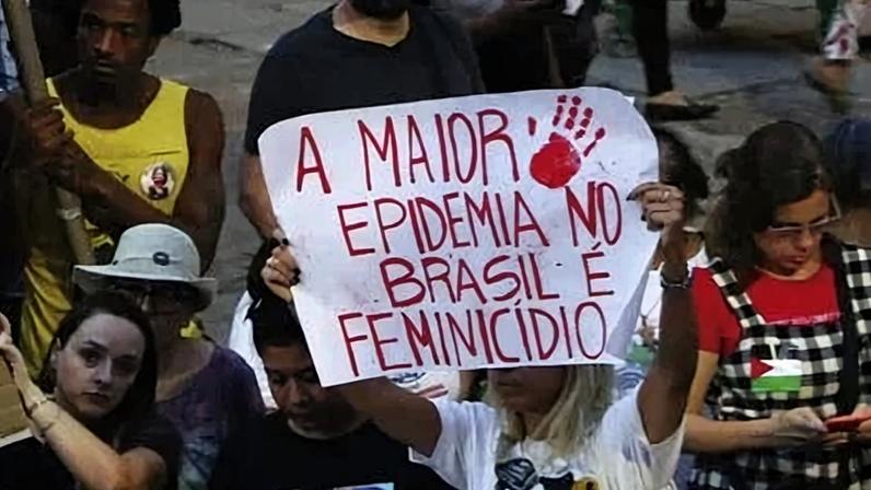 Imagem: Redes Sociais/Levante Feminista Contra o Feminicídio no RS