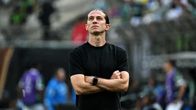 Filipe Luís, técnico do Flamengo (Foto: Luis Acosta/AFP)