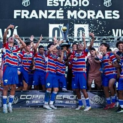 Atleta sub-15 do Fortaleza é acusado de racismo contra o Ceará