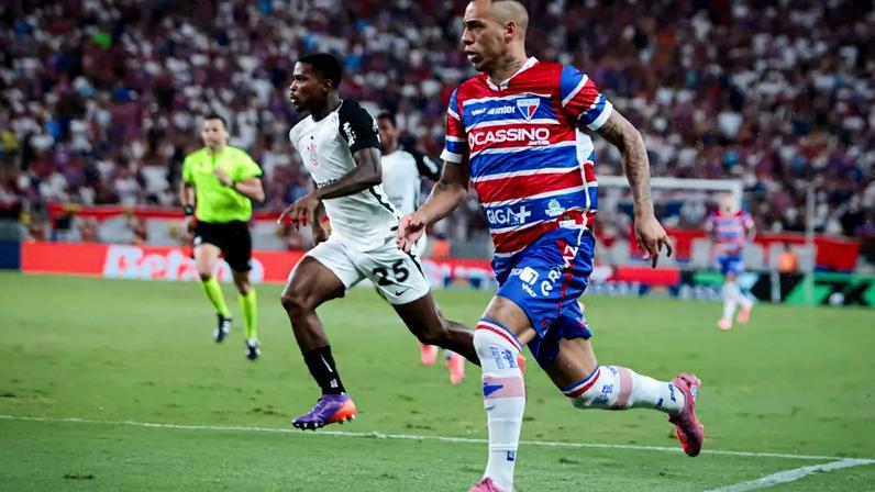 Partida entre Fortaleza e Corinthians, pelo Brasileirão (Foto: Mateus Lotif/Fortaleza EC)