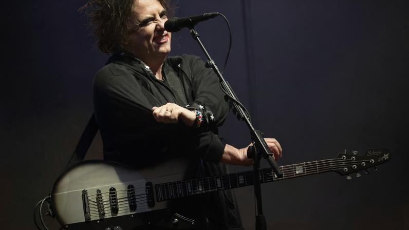 Robert Smith and the Cure performing in 2019